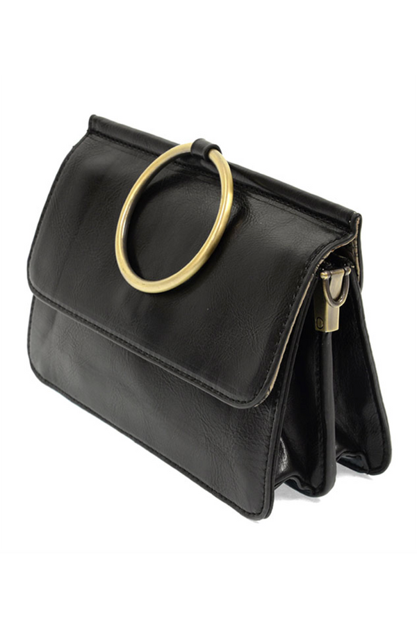 Joy Aria Ring Bag - Black / Gold