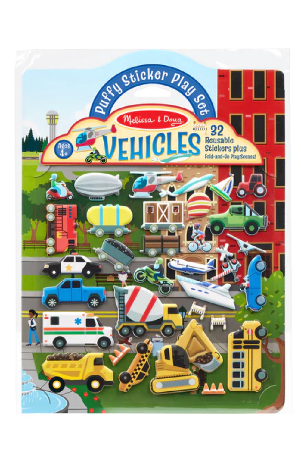 Puffy Sticker Play Set - Vehicles
