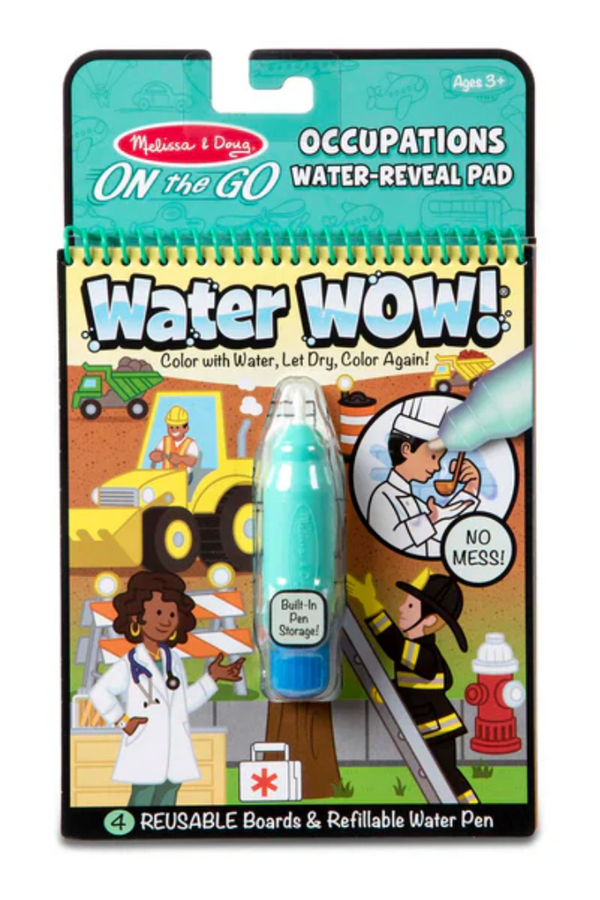 MD Water Wow Coloring Book - On the Go Occupations