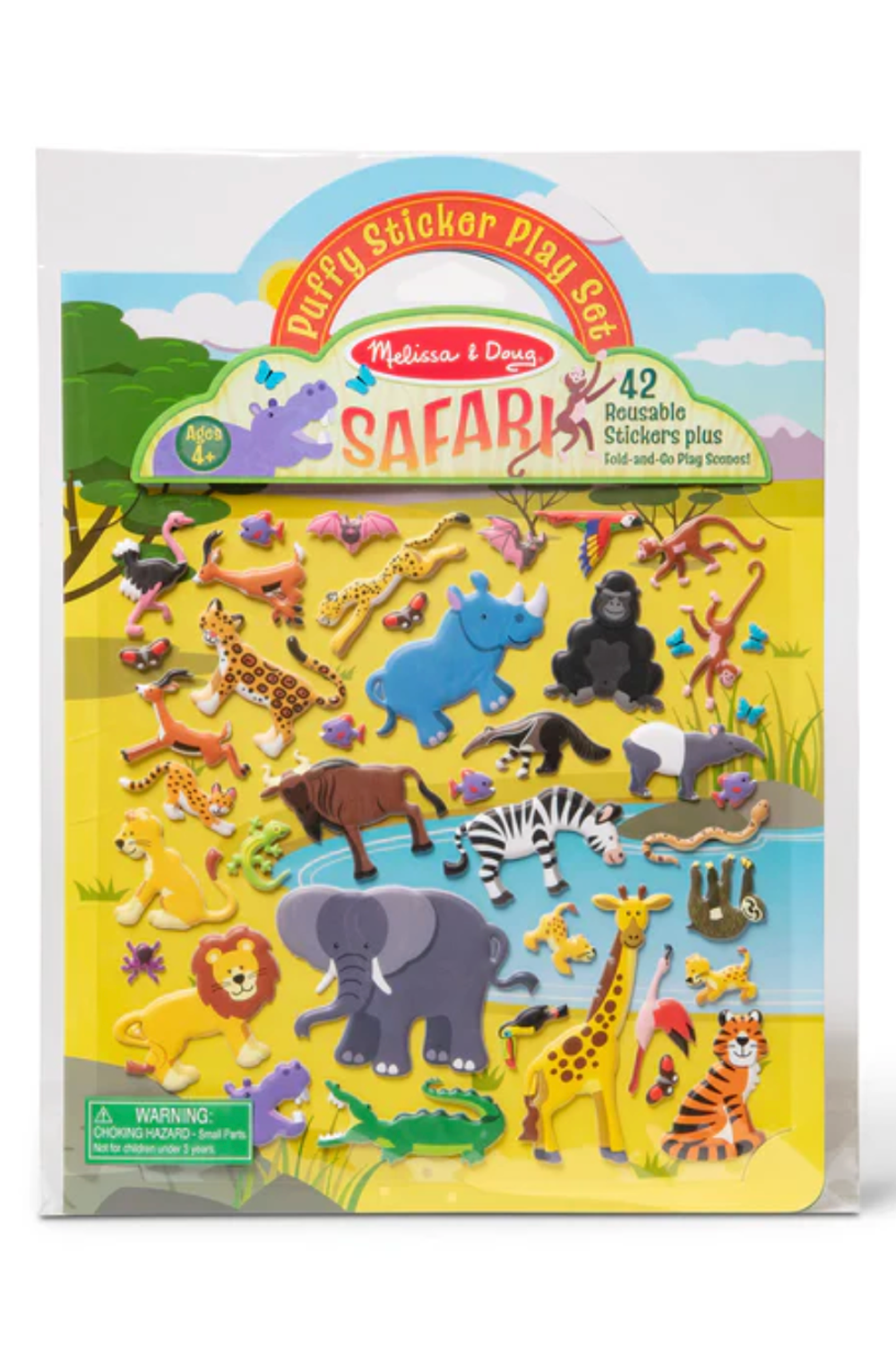 Puffy Sticker Play Set - Safari