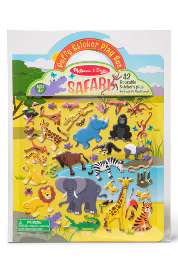 Puffy Sticker Play Set - Safari