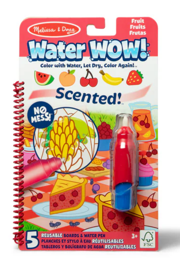 MD Water Wow Coloring Book - SCENTED Fruits