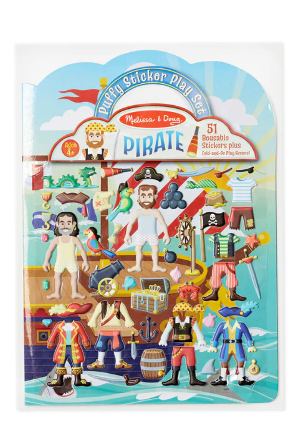 Puffy Sticker Play Set - Pirate