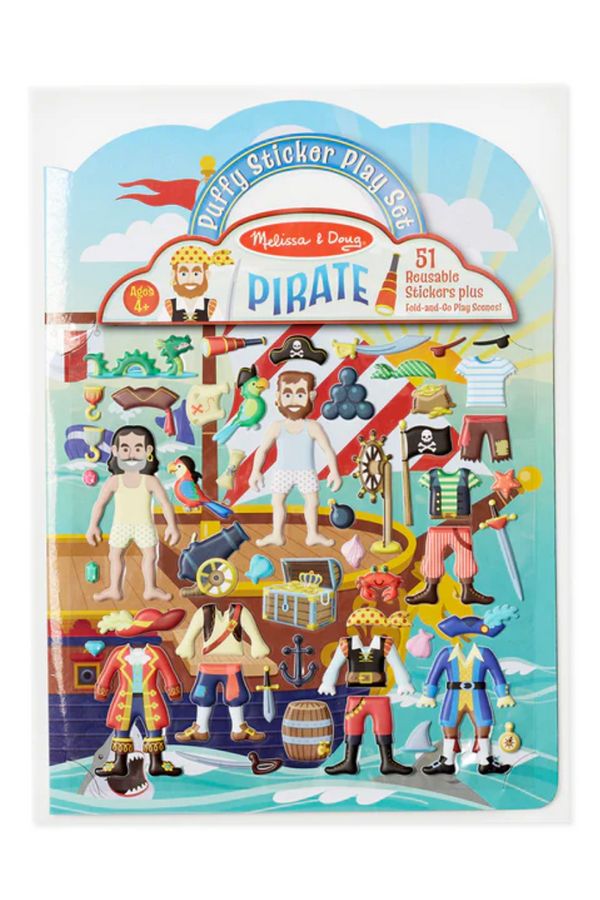 Puffy Sticker Play Set - Pirate