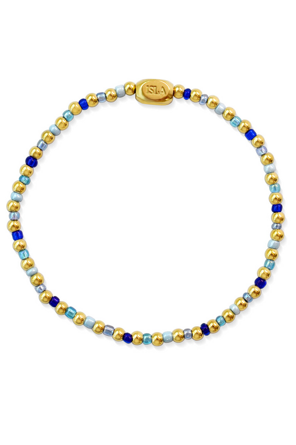 ISLA All Around Bracelet Gold - Multi Bella Blues