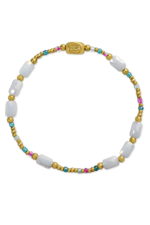 ISLA Coastal Crystals Bracelet - Gold Big Sur Carnivale