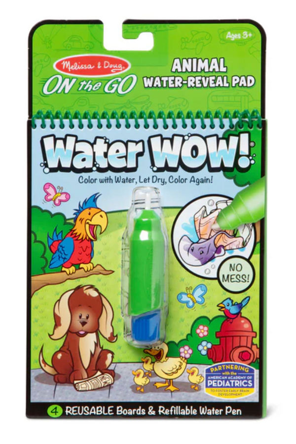 MD Water Wow Coloring Book - Animals