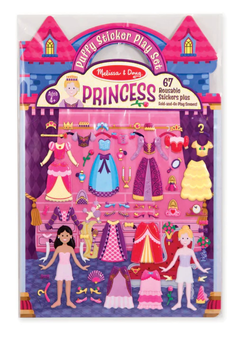 Puffy Sticker Play Set - Princess