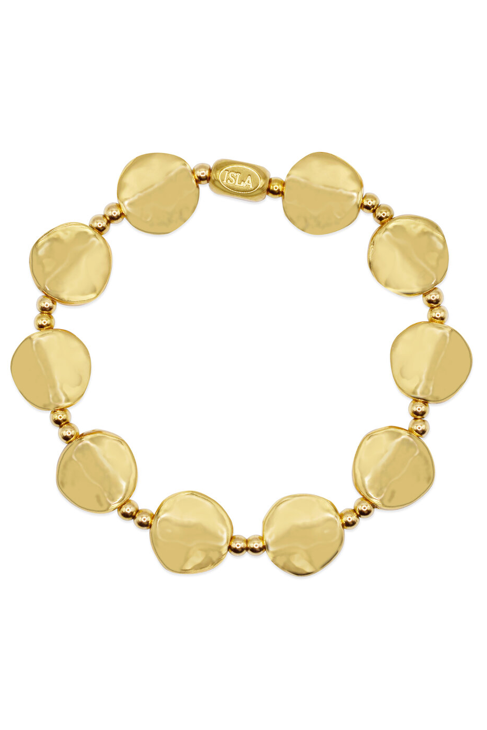 ISLA Hammered All In Bracelet - Gold
