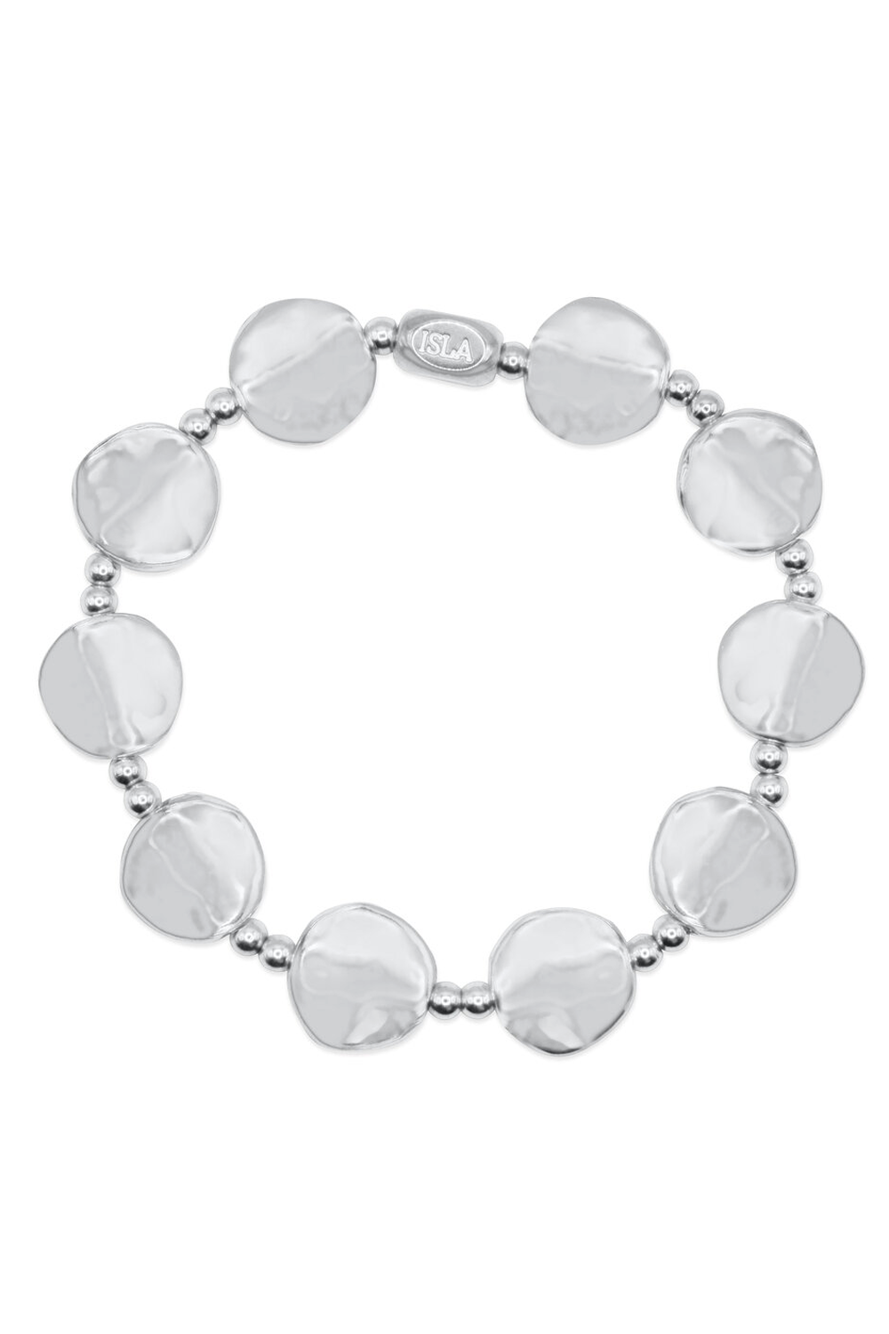 ISLA Hammered All In Bracelet - Steel