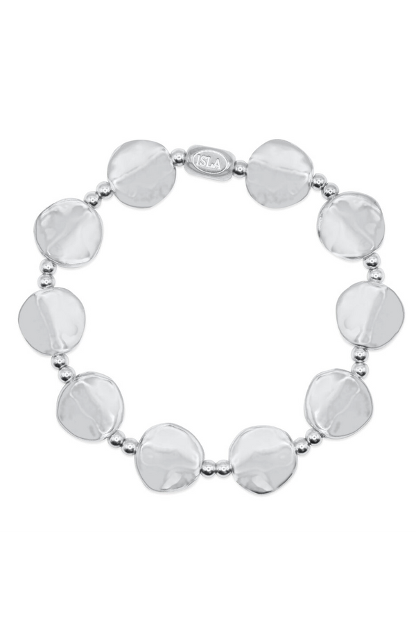 ISLA Hammered All In Bracelet - Steel