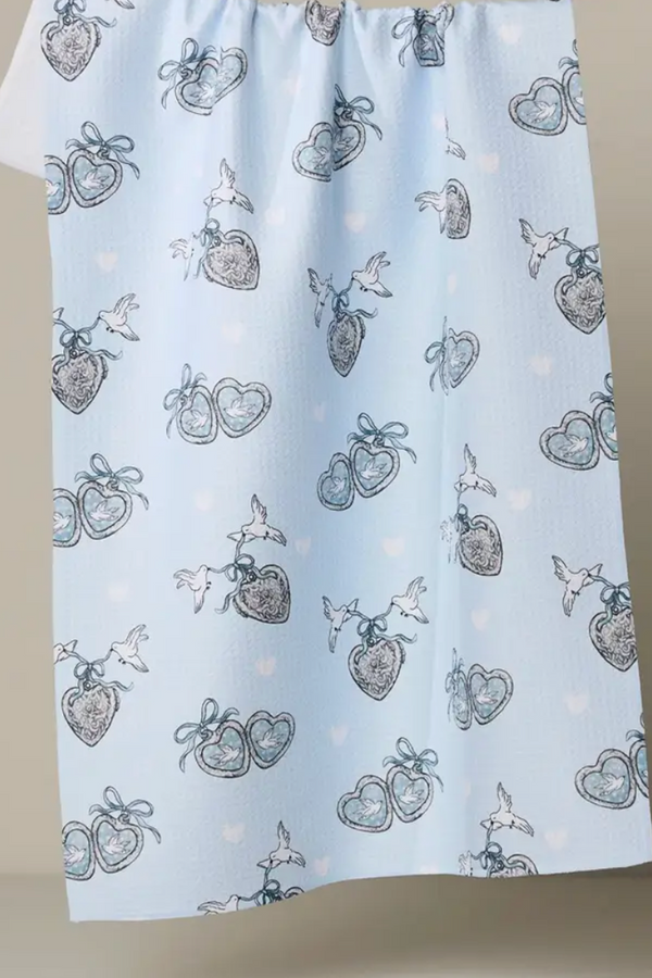 Geometry Kitchen Tea Towel - Peace Doves