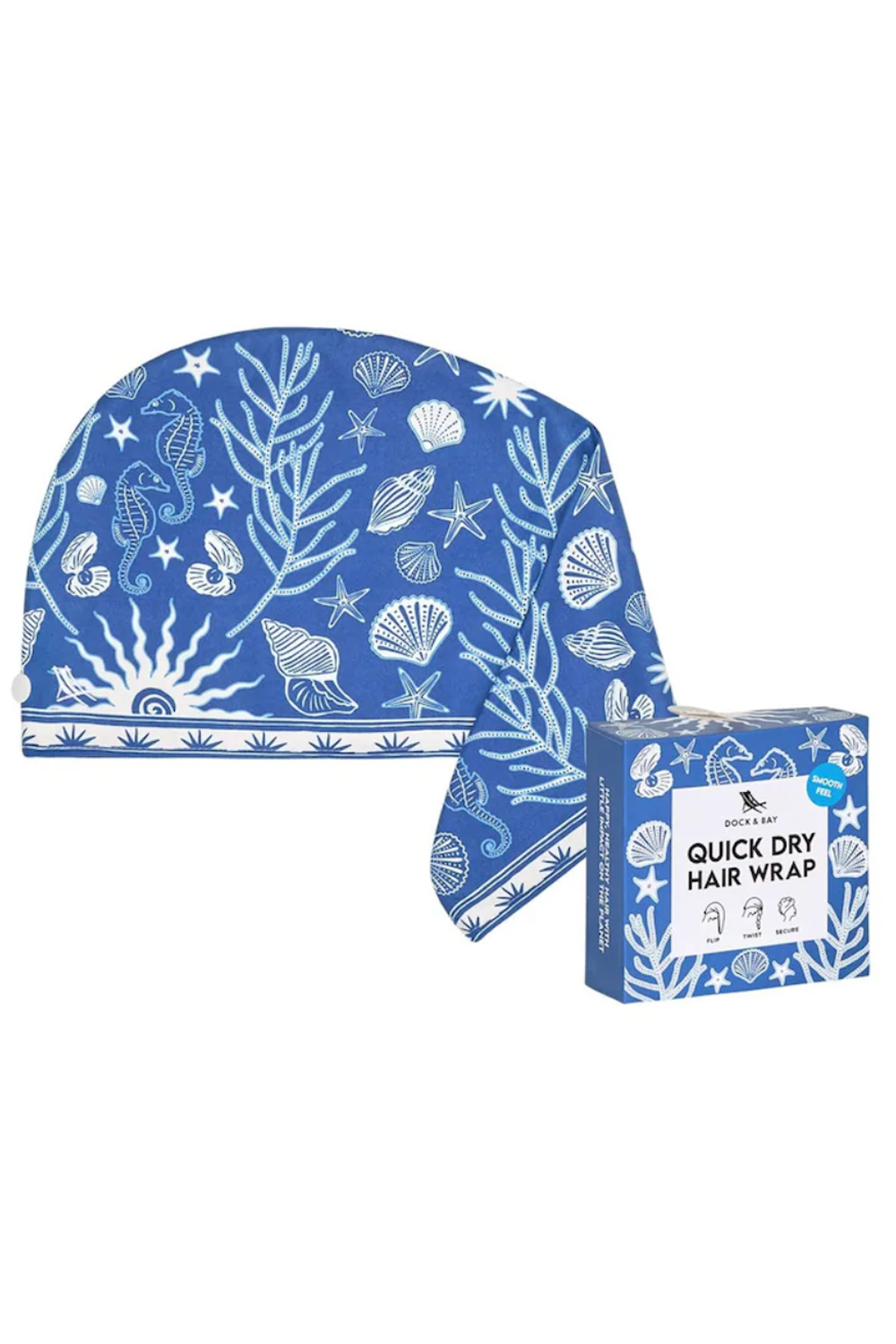Quick Dry Hair Wrap - Ocean Treasure