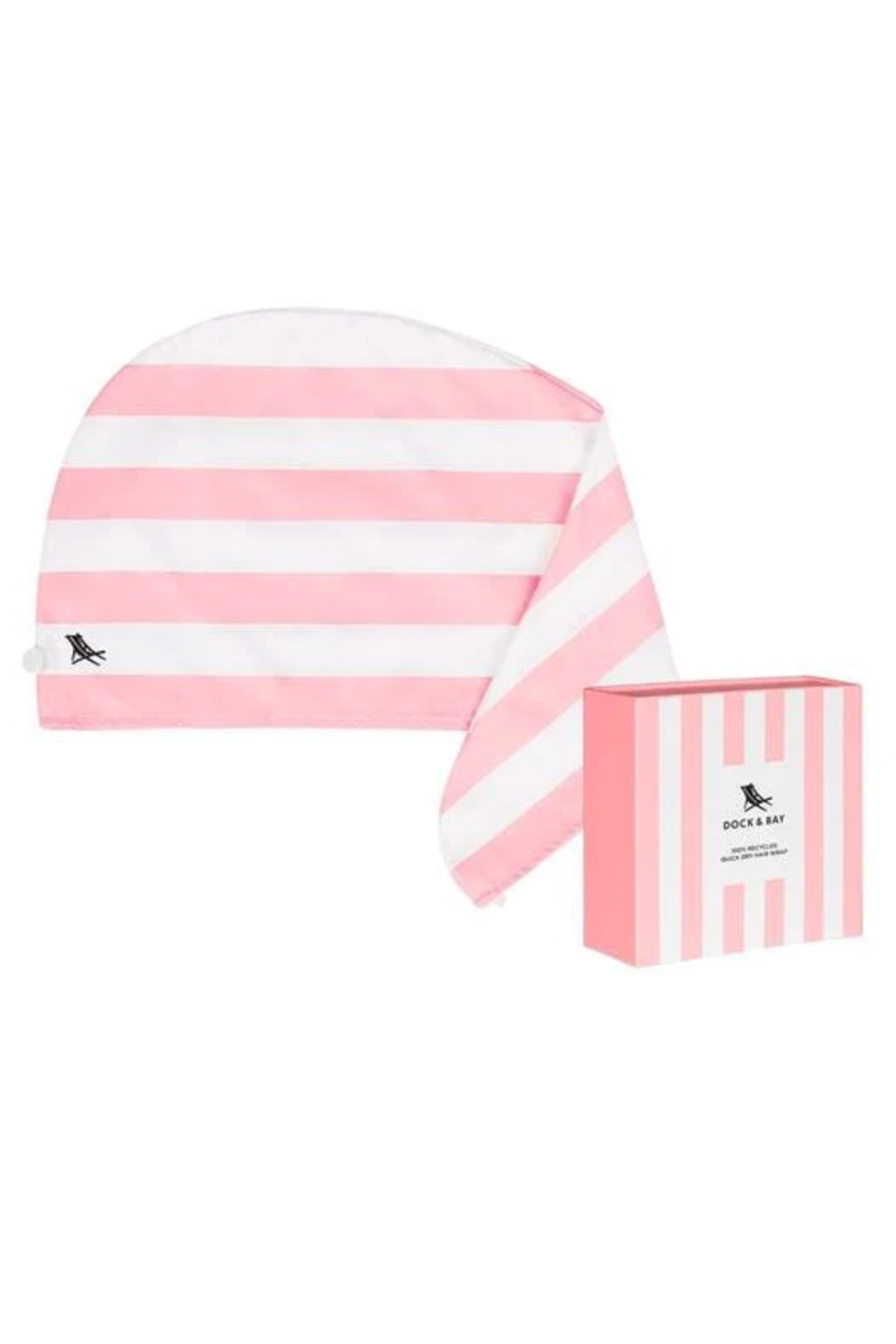 Quick Dry Hair Wrap - Malibu Pink