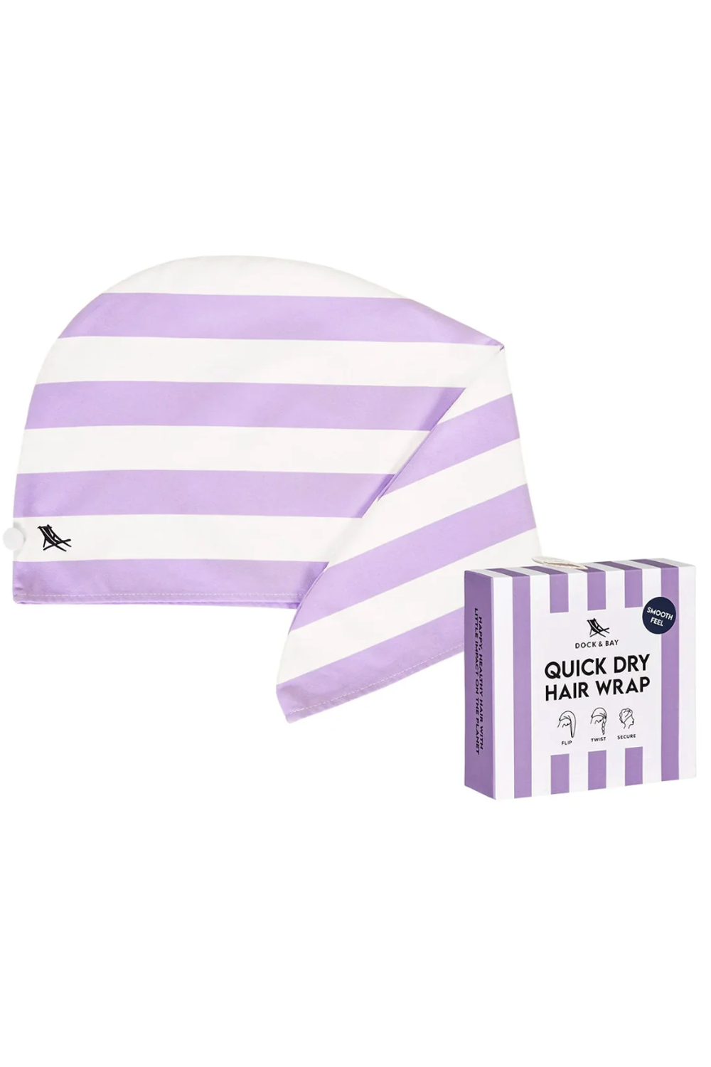 Quick Dry Hair Wrap - Lombok Lilac