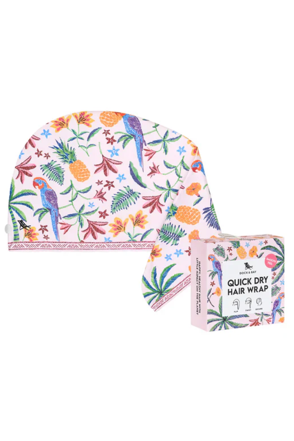 Quick Dry Hair Wrap - Pink Paradise