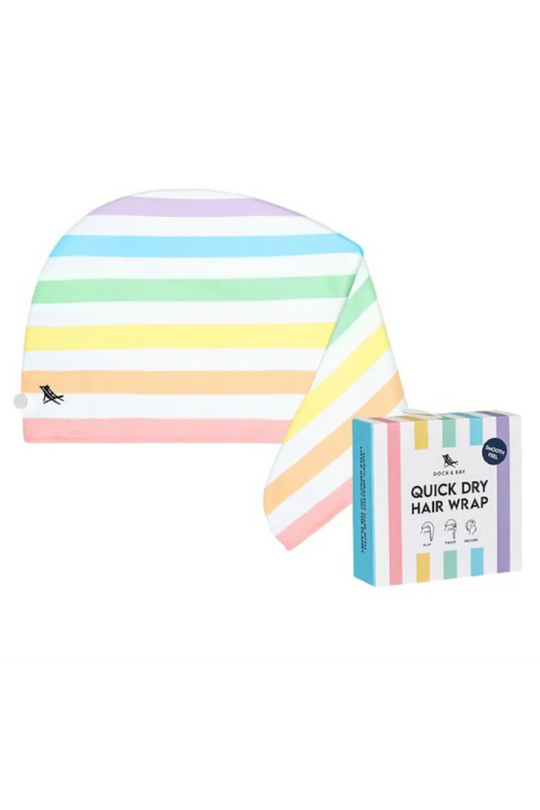 Quick Dry Hair Wrap - Unicorn Waves