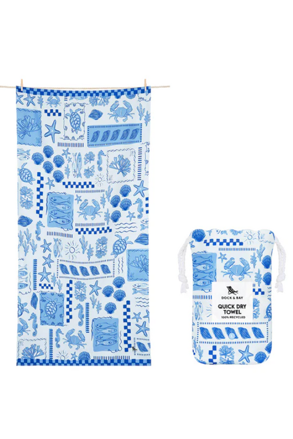 Quick Dry Beach Towel - Grecian Shores