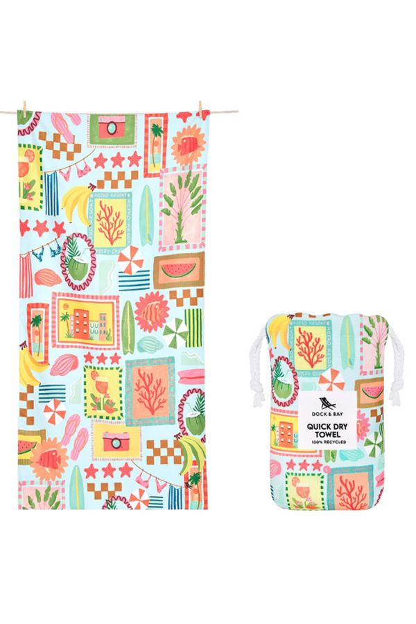 Quick Dry Beach Towel - Wish You Were Here