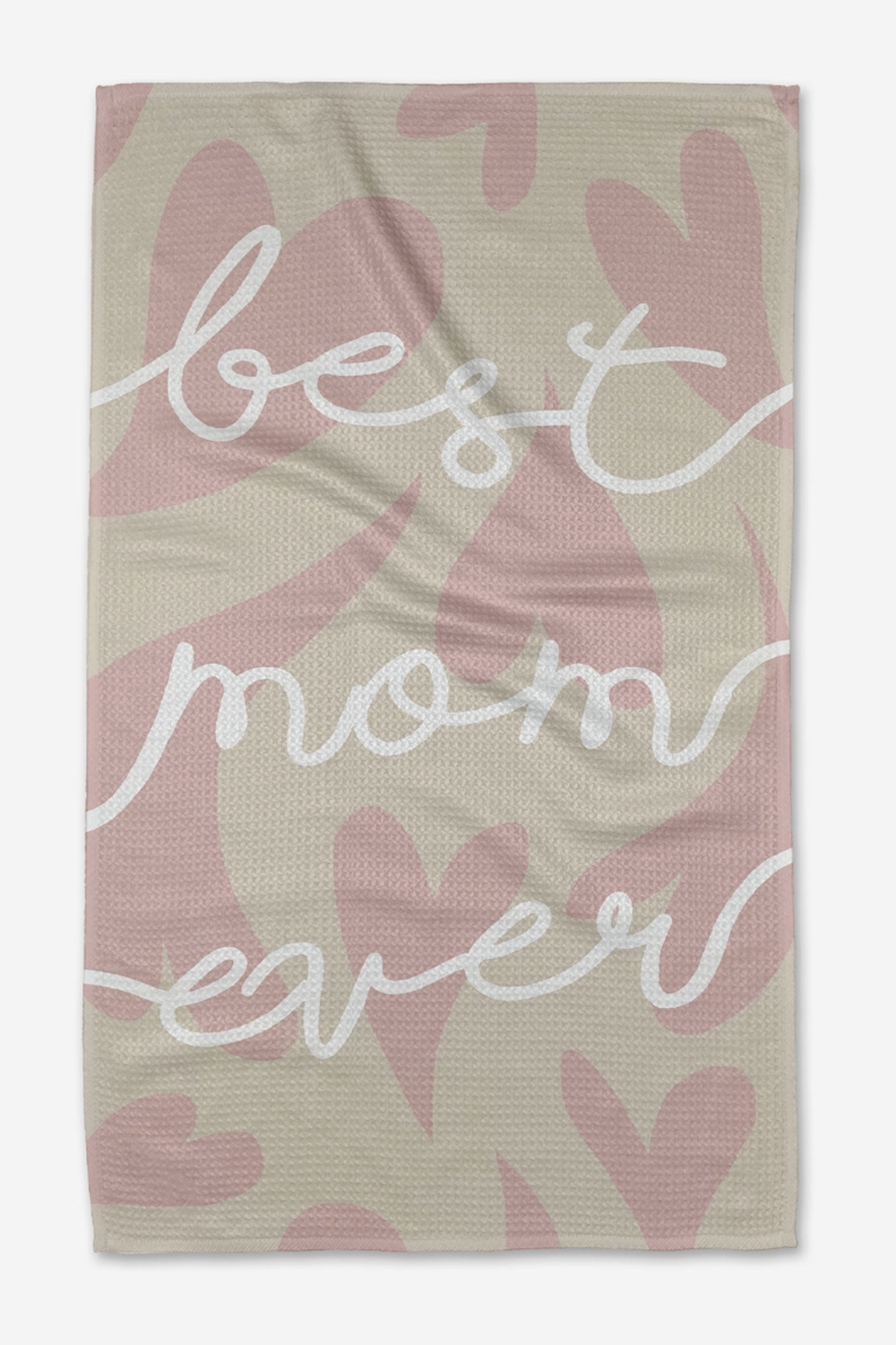 Geometry Kitchen Tea Towel - Best Mom Ever