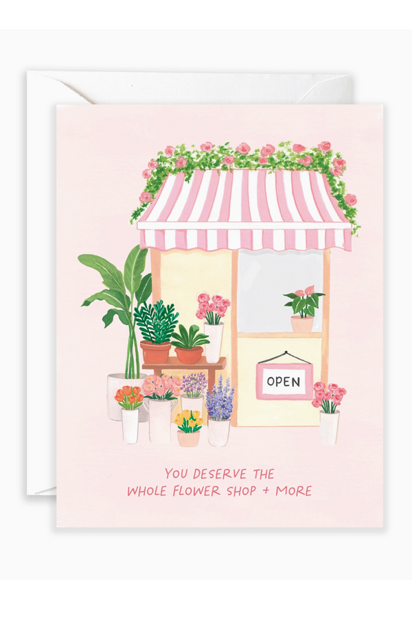 Isabella Single Mother's Day Card - Flower Shop