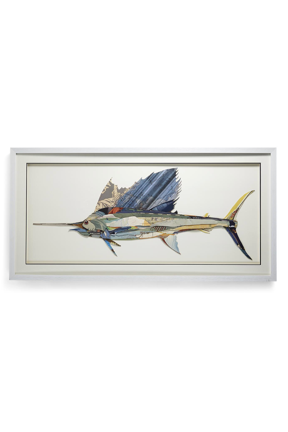 Swordfish Collage Wall Art