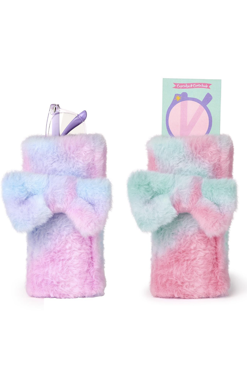 Weighted Eyeglass Holder - Fuzzy Bow