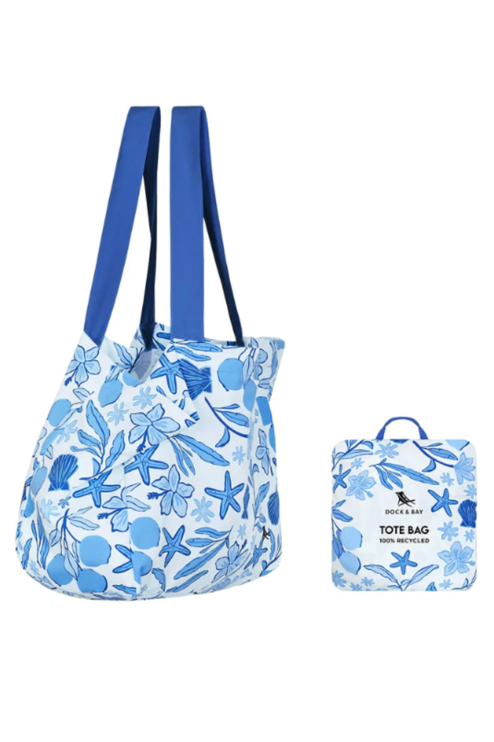 Dock & Bay Foldaway Tote Bag - Wavy Baby