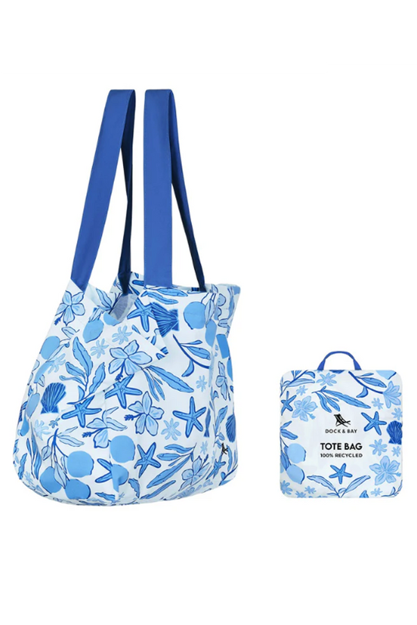 Dock & Bay Foldaway Tote Bag - Wavy Baby