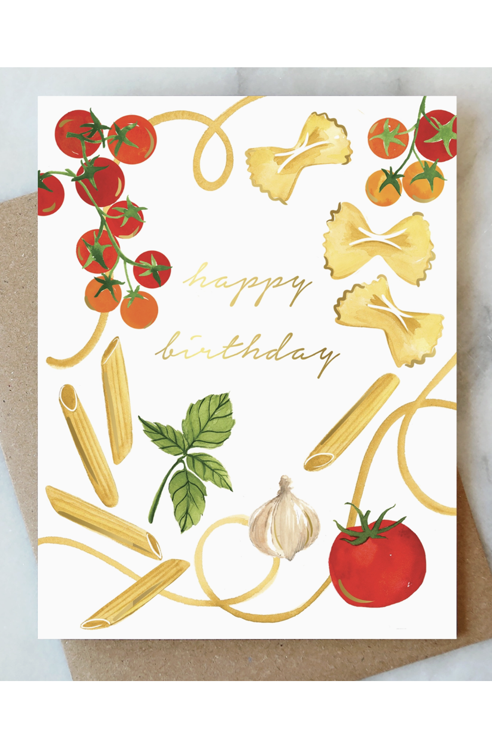 AJD Birthday Card - Pasta Party