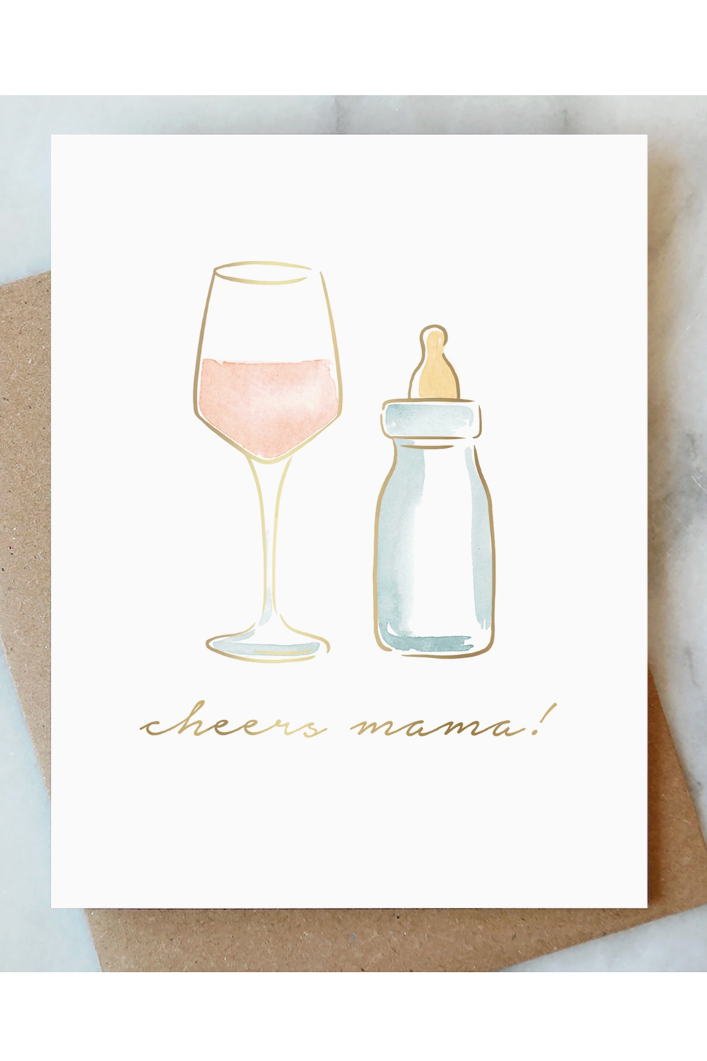 AJD Mother's Day Card - Cheers Mama