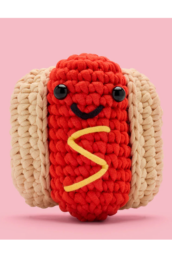 Woobles Crochet Kit - Frank the Hot Dog