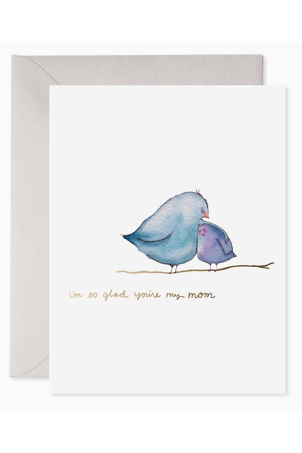 EFran Mother's Day Greeting Card - So Glad You're Mom