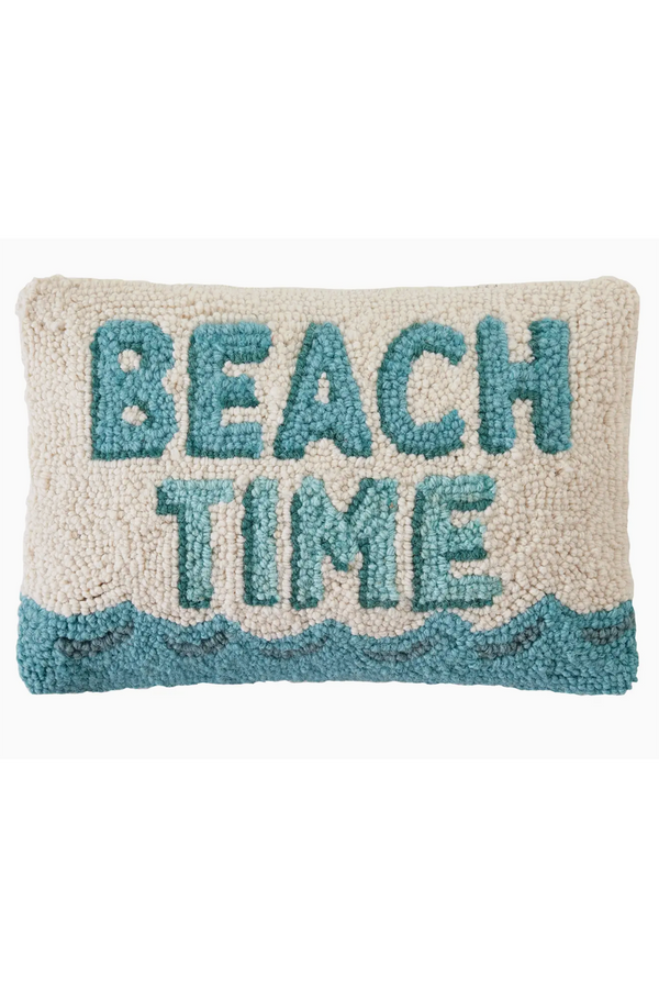 Hooked Mini Pillow - Beach Time
