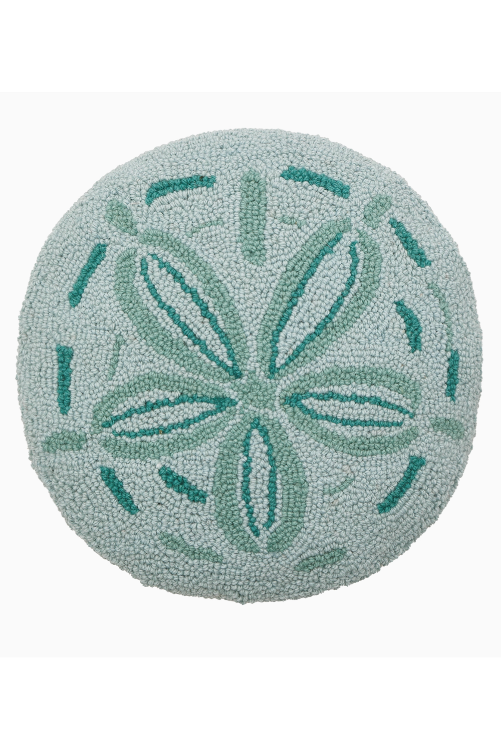 Hooked Shape Pillow - Sand Dollar