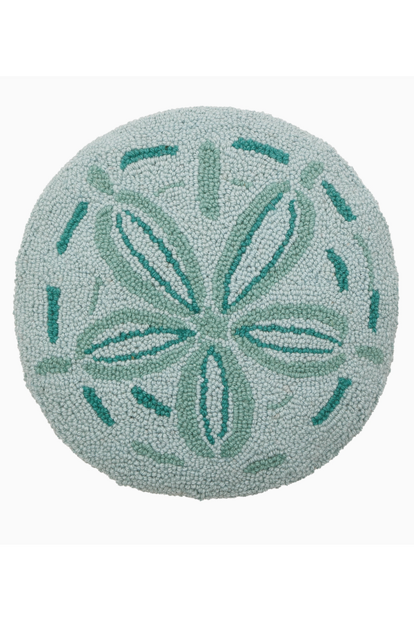 Hooked Shape Pillow - Sand Dollar