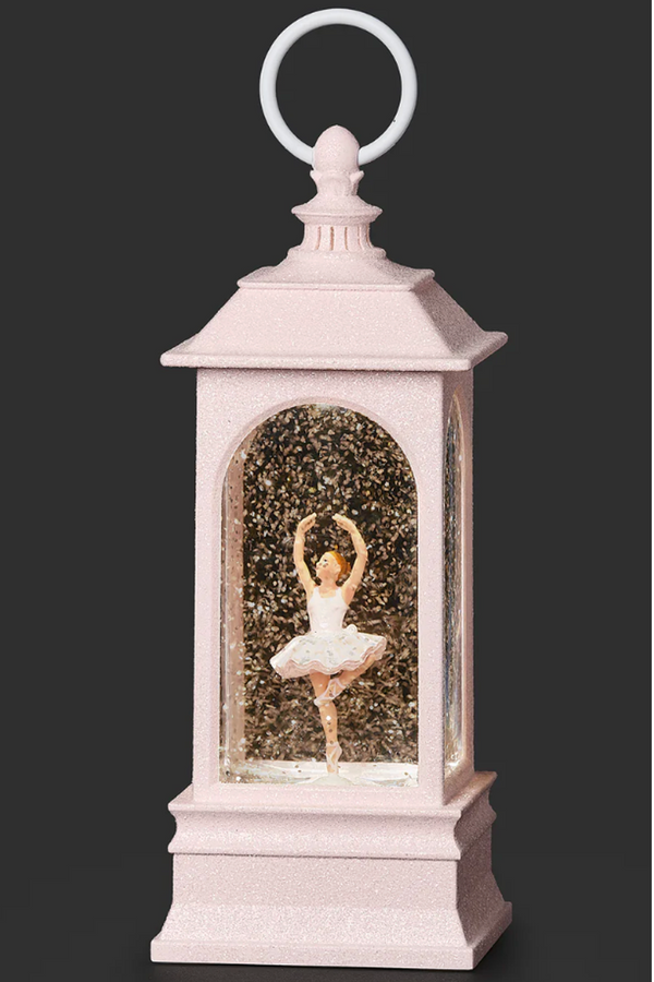 RM Lighted Swirl Lantern - Musical Ballerina