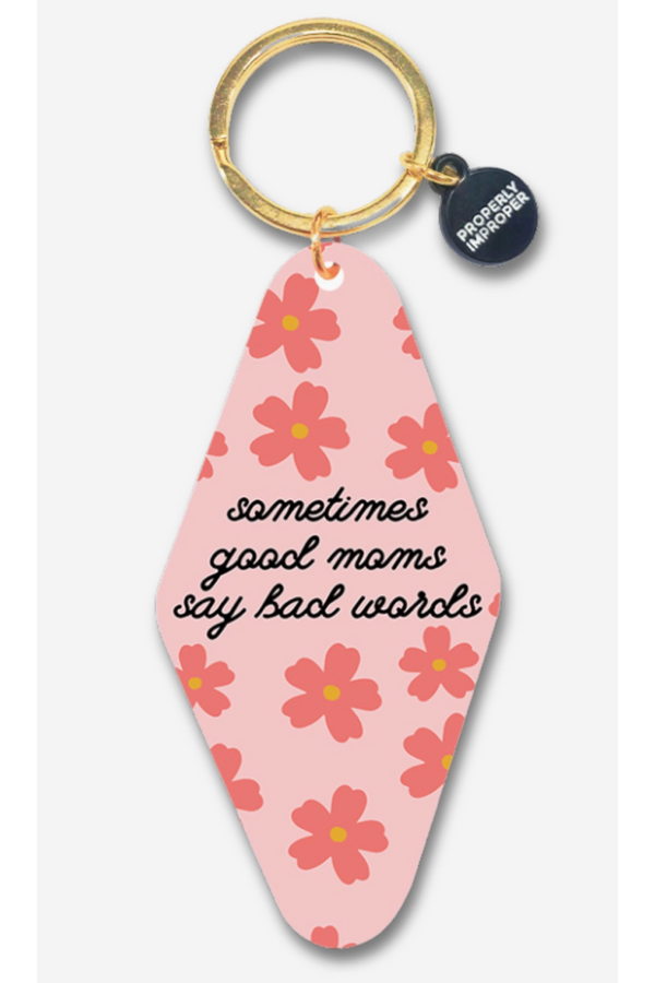 Funny Keychain - Moms Bad Words