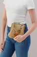 Alba Crossbody Purse - Suede Hide Charm Twilight Fern