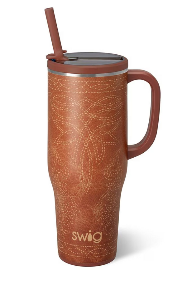 Swig Mega Mug - Saddle Stitch Cognac
