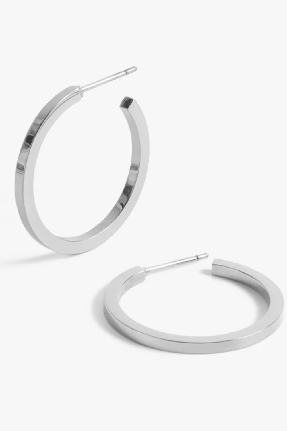 Jay Hoops 1" - Silver