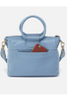 Sheila Medium Satchel - Cloud Hide Bluebell