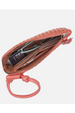 Sable Wristlet - Woven Straw Hide Wild Rose