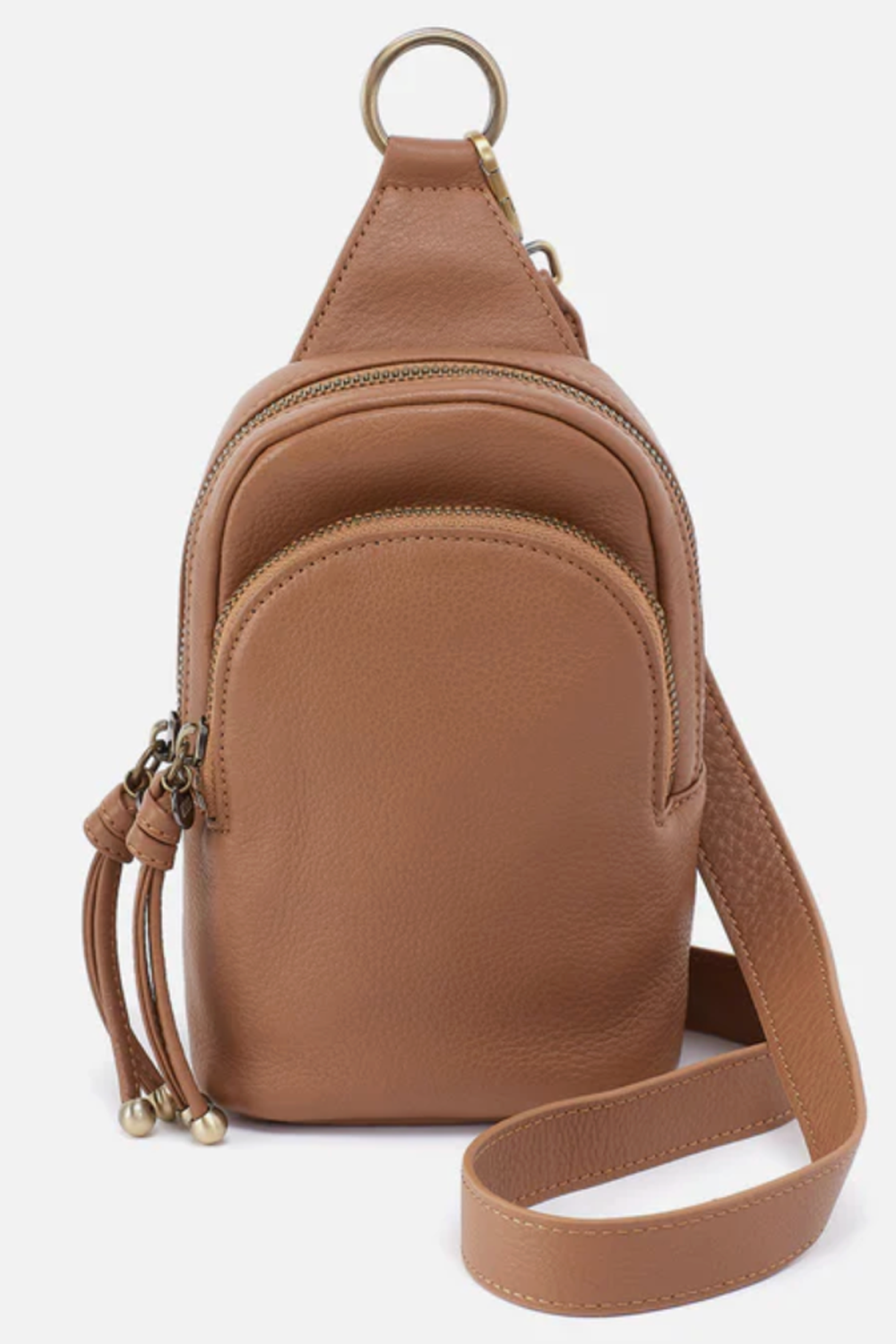 Cass Small Sling Bag - Velvet Hide Brown Sugar
