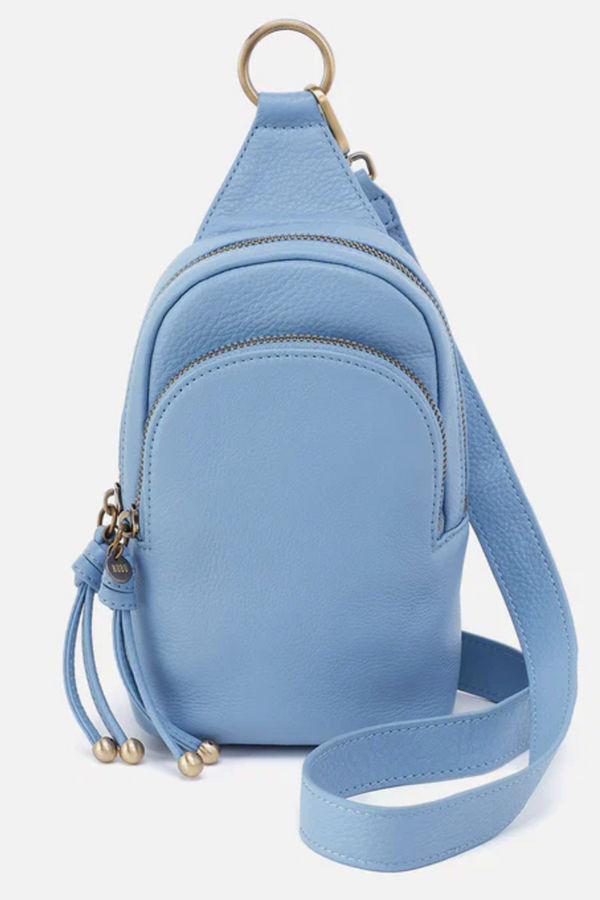 Cass Small Sling Bag - Velvet Hide Seabreeze