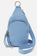 Cass Small Sling Bag - Velvet Hide Seabreeze