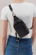 Cass Small Sling Bag - Velvet Hide Black