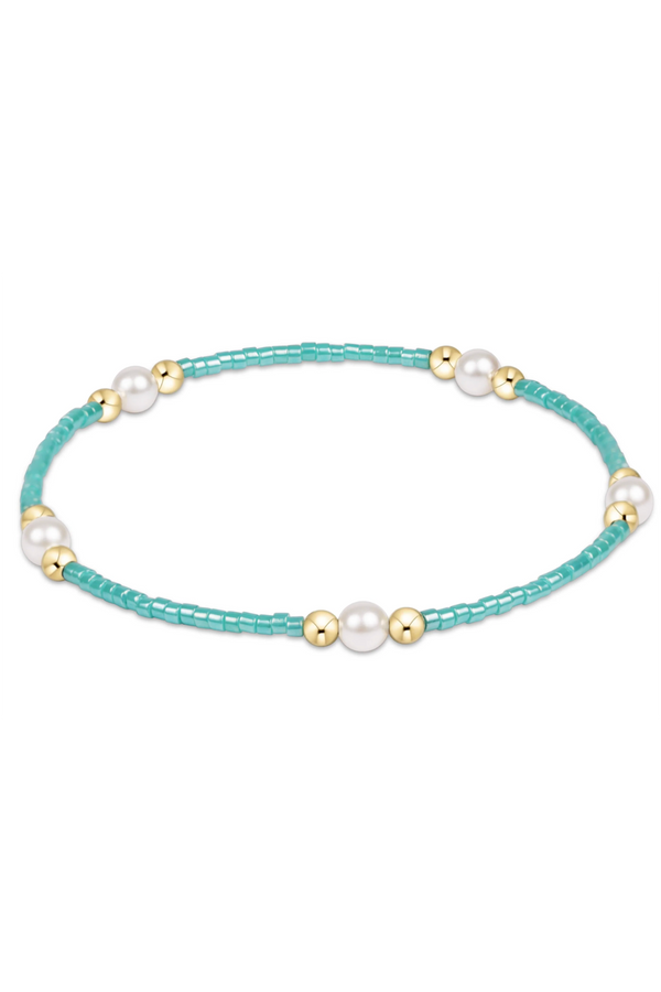 EN Hope Purpose Pearl Bracelet - Sea Glass