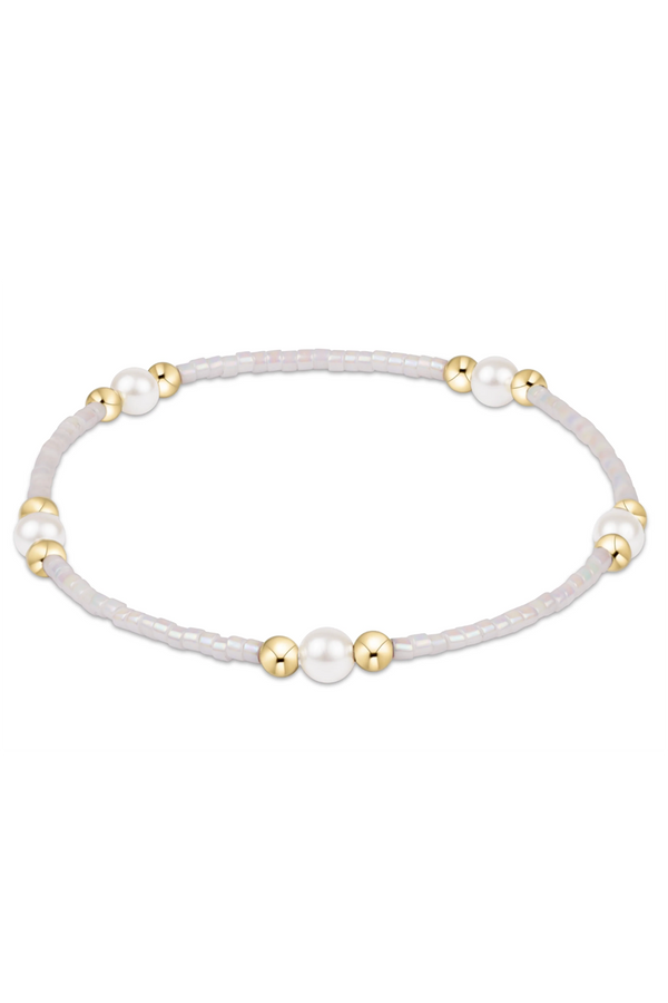 EN Hope Purpose Pearl Bracelet - Silky White