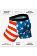 Shinesty Boxers - Mascot American Flag